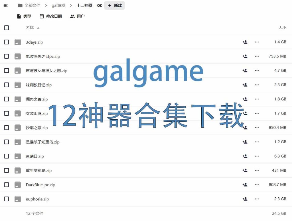 十二神器打包下载